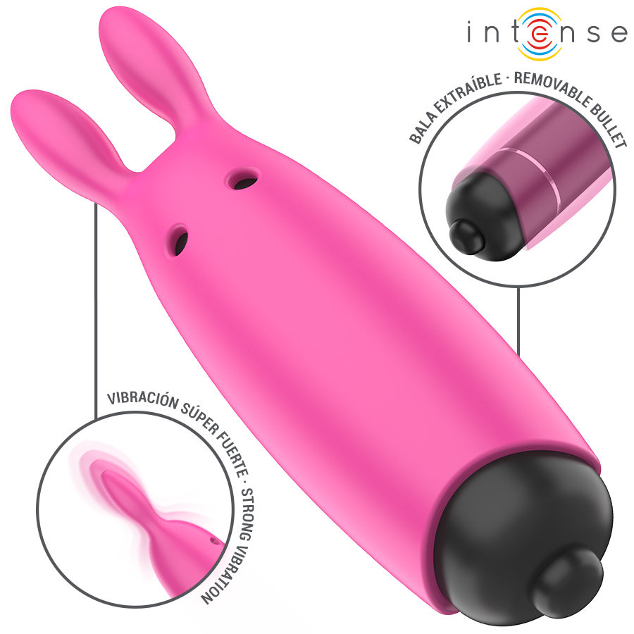 Stimulateur Clitoridien Intense Hopper Pink Rose - Intense