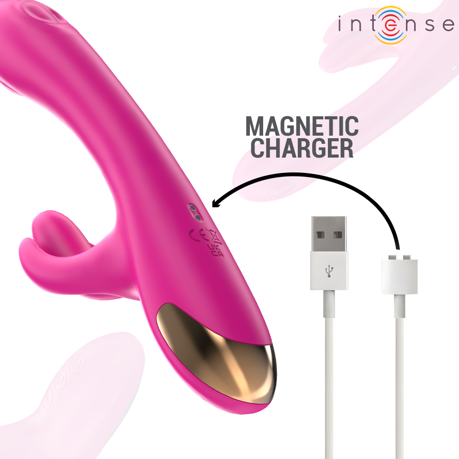Vibromasseur Lapin Britney Multifonction Rose - INTENSE