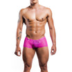 Boxer Homme Dentelle Rose Transparent L/XL - MaleBasics - MOB