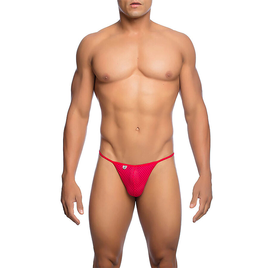 String Homme V en Microfibre Rouge L/XL - MOB - MOB