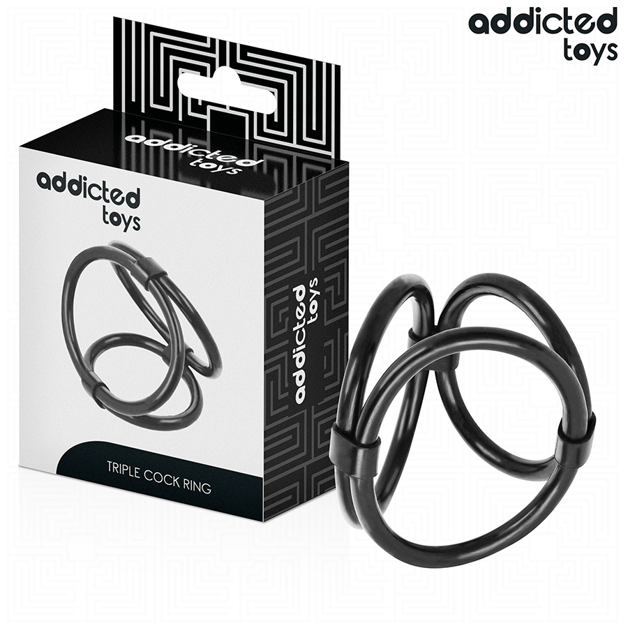 Anneau Pénien Triple Addicted Toys - Addicted Toys