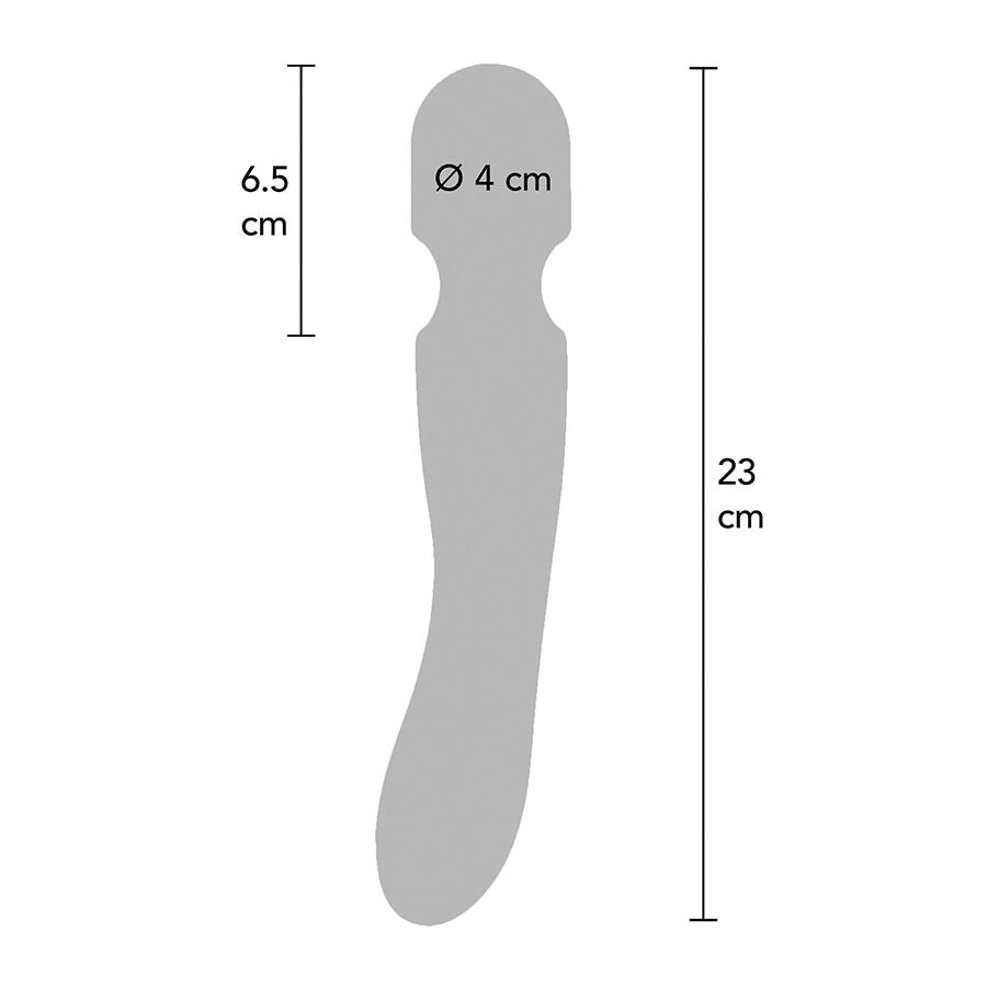 Baguette Massante Vibromasseur Zenith Light Noire - ToyJoy