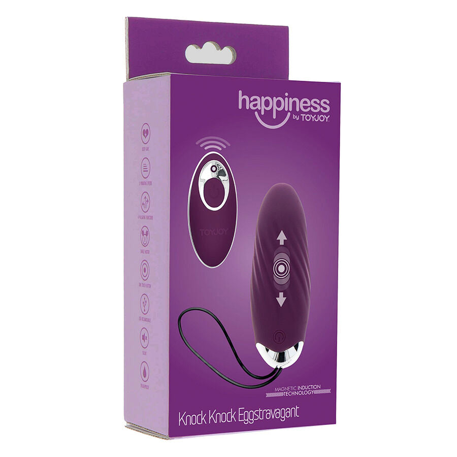 Œuf Vibrant Knock Knock Eggstavagant Violet - ToyJoy