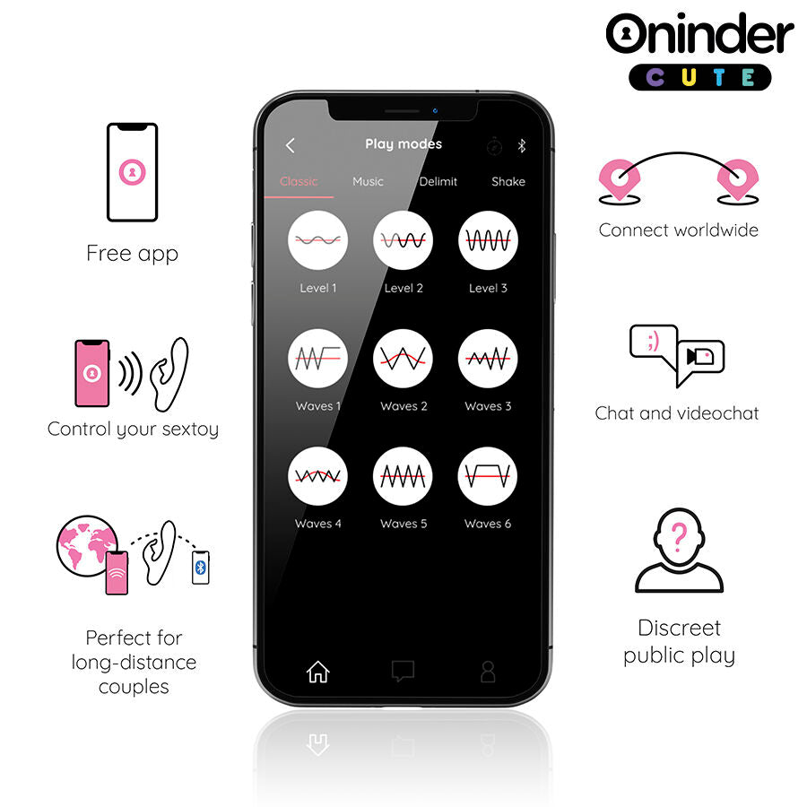 Vibromasseur Rabbit Love Bunny Rose - Oninder Cute