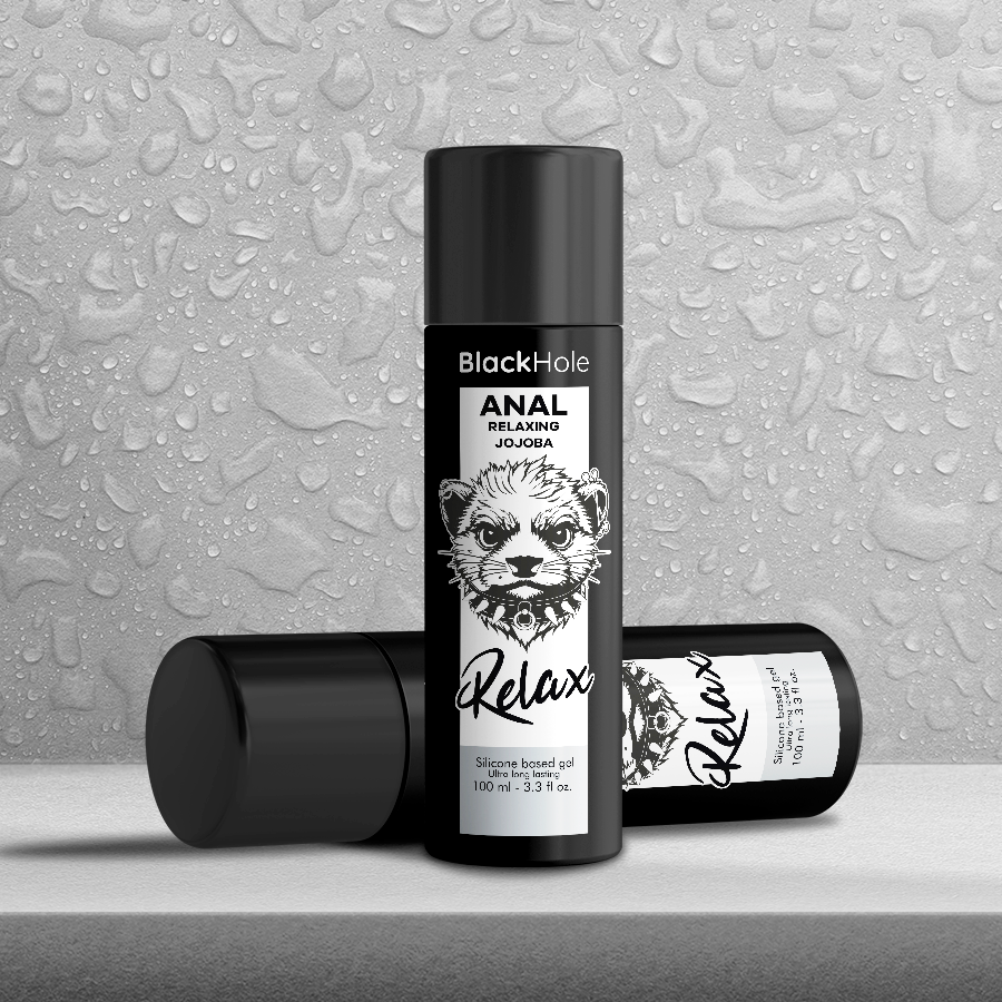 Lubrifiant Relaxant Anal Jojoba Relax 100ml - Black Hole - BLACK HOLE