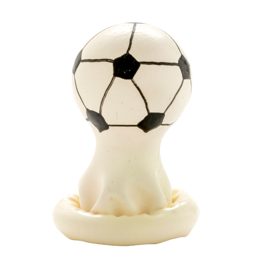 Préservatif Décoratif Football Peint à la Main - Condomerie - CONDOMERIE