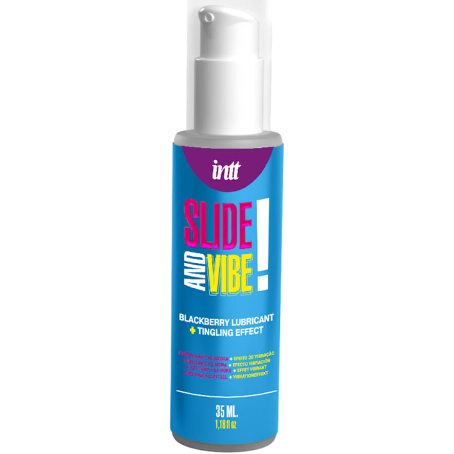 Lubrifiant Vibrant Effet Tingling Mûre 35ml - Intt