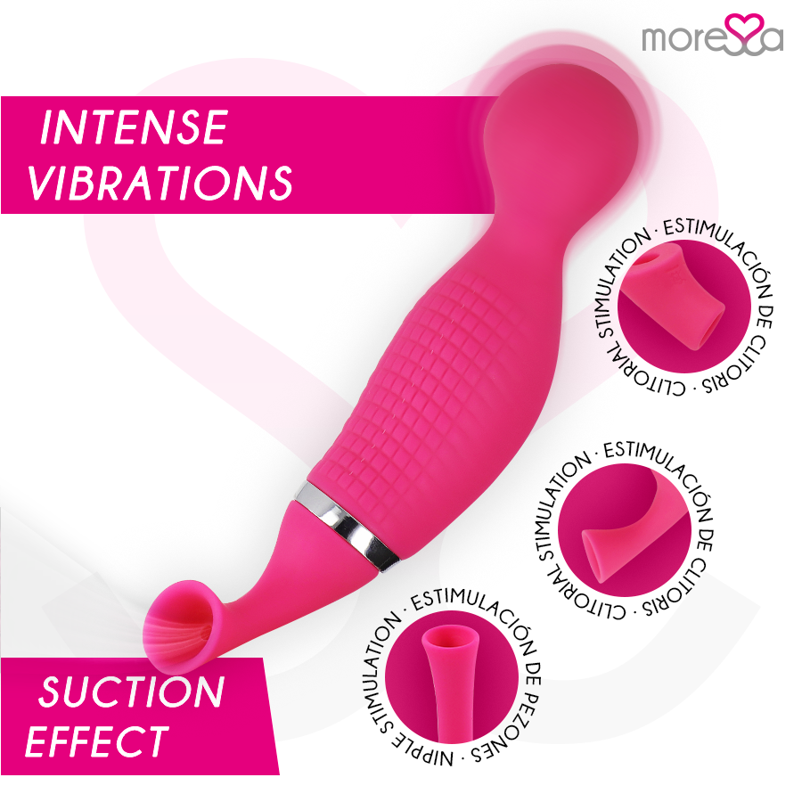 Vibromasseur rechargeable Kirk en silicone premium - Moressa - MORESSA