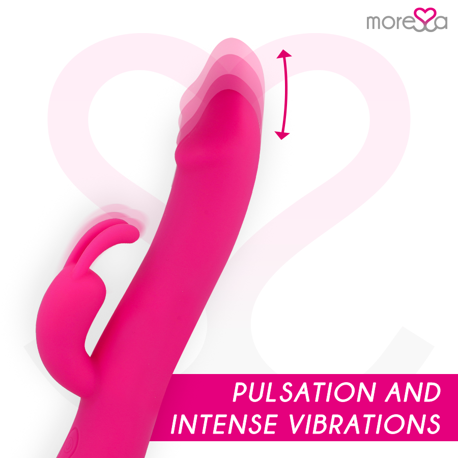 Vibromasseur rabbit rechargeable Molly en silicone - Moressa - MORESSA