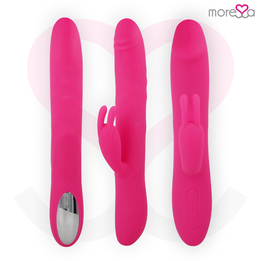 Vibromasseur rabbit rechargeable Molly en silicone - Moressa - MORESSA