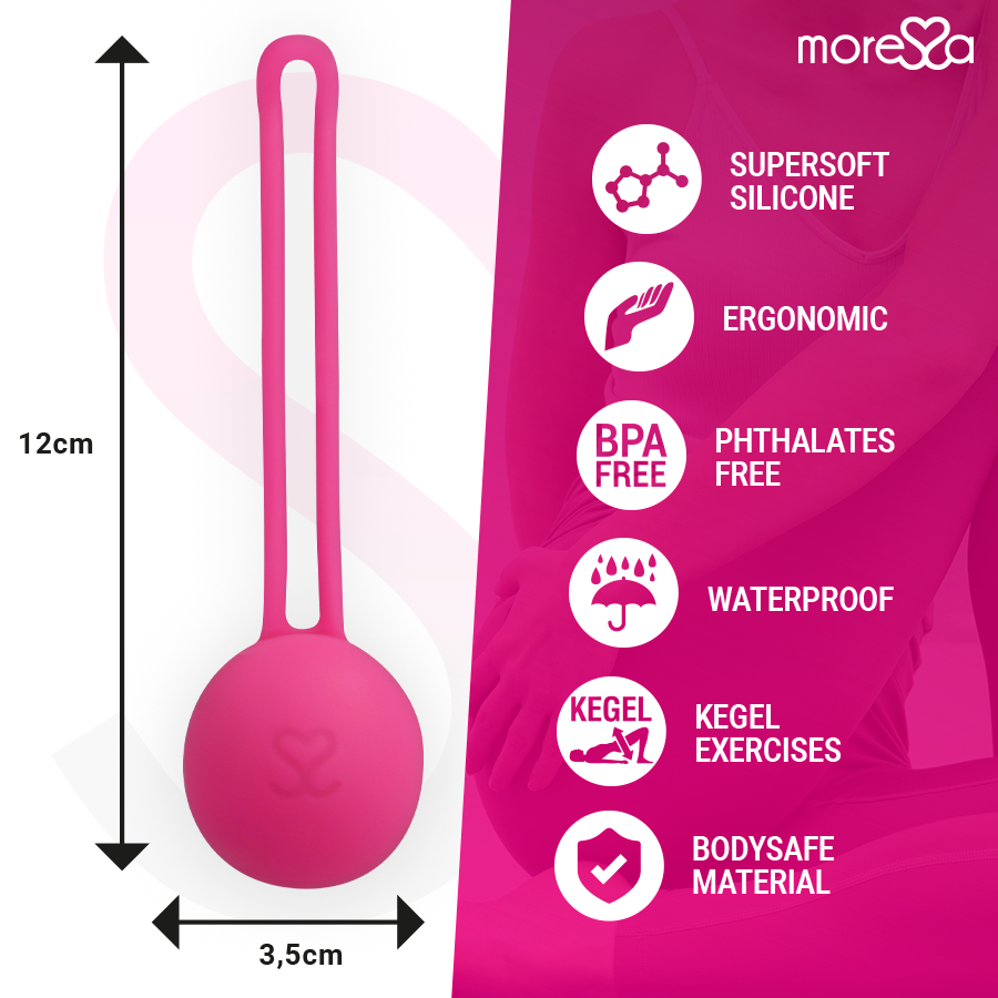Moressa – Boules de Geisha 51 g Renforcement Plancher pelvien - Rose