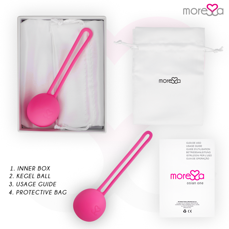 Moressa – Boules de Geisha 51 g Renforcement Plancher pelvien - Rose
