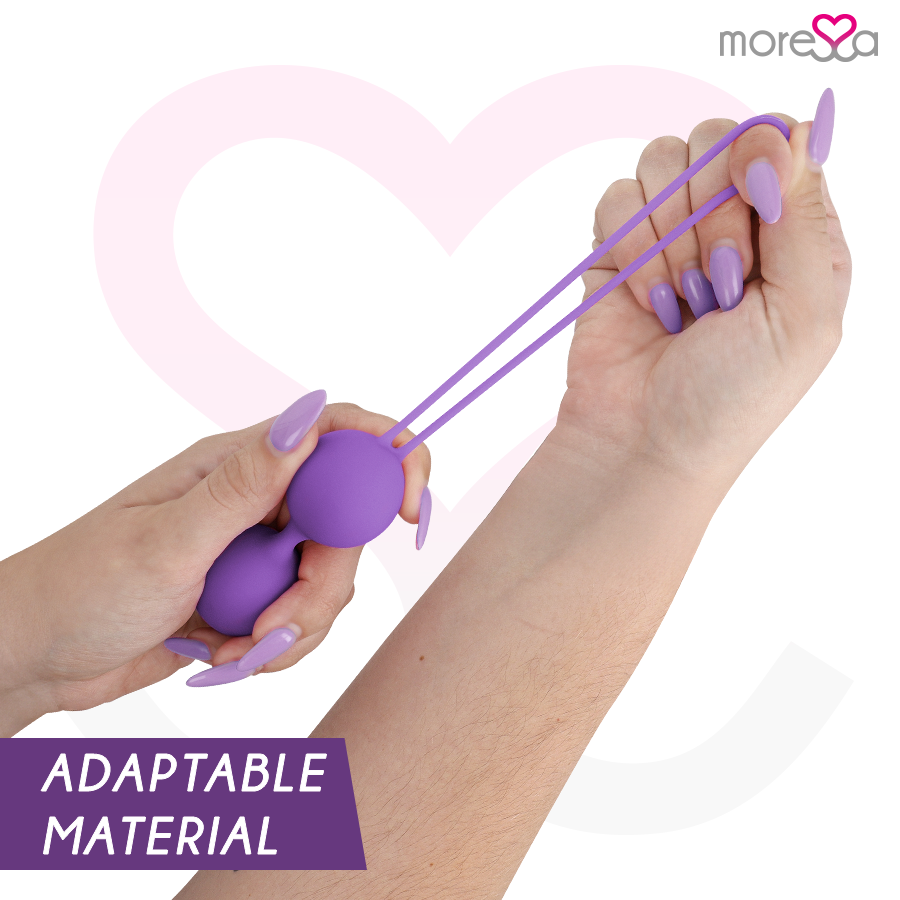 Moressa – Balle de Kegel 101 g pour le renforcement du périnée - Violet