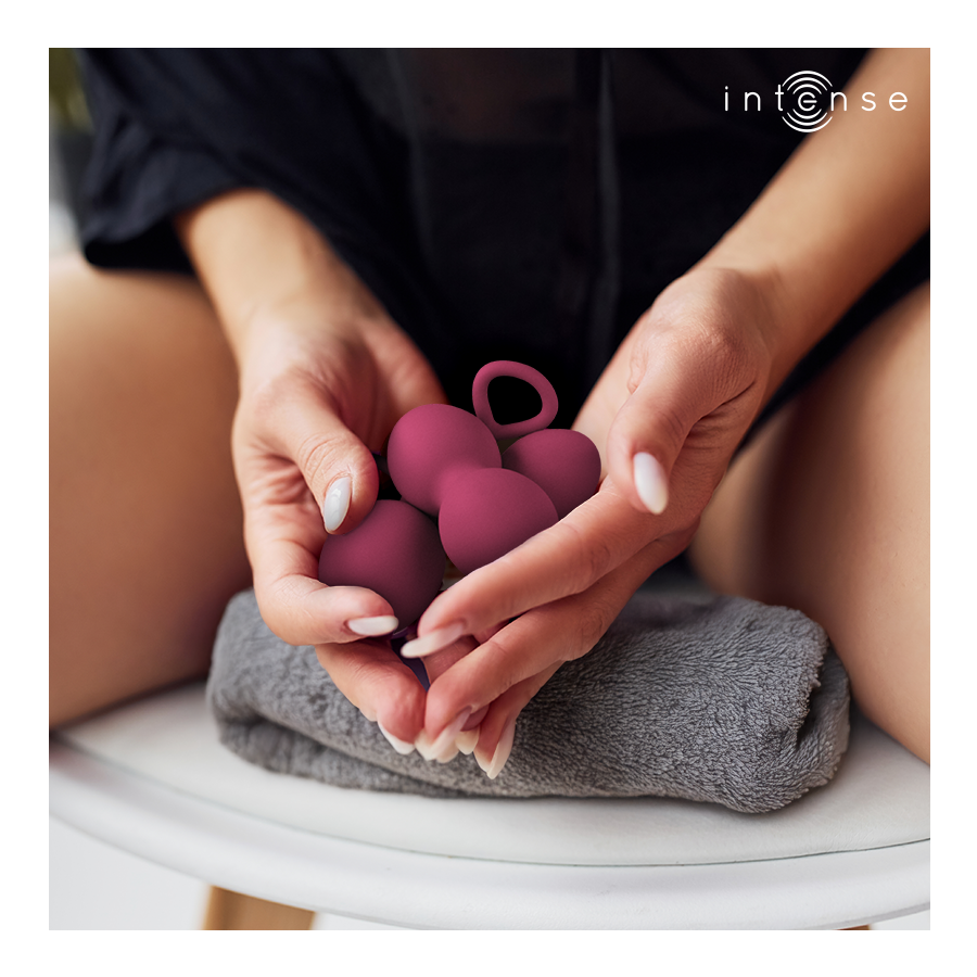 Kit Boules de Geisha Charli 3 Poids Progressifs Rouge - Intense