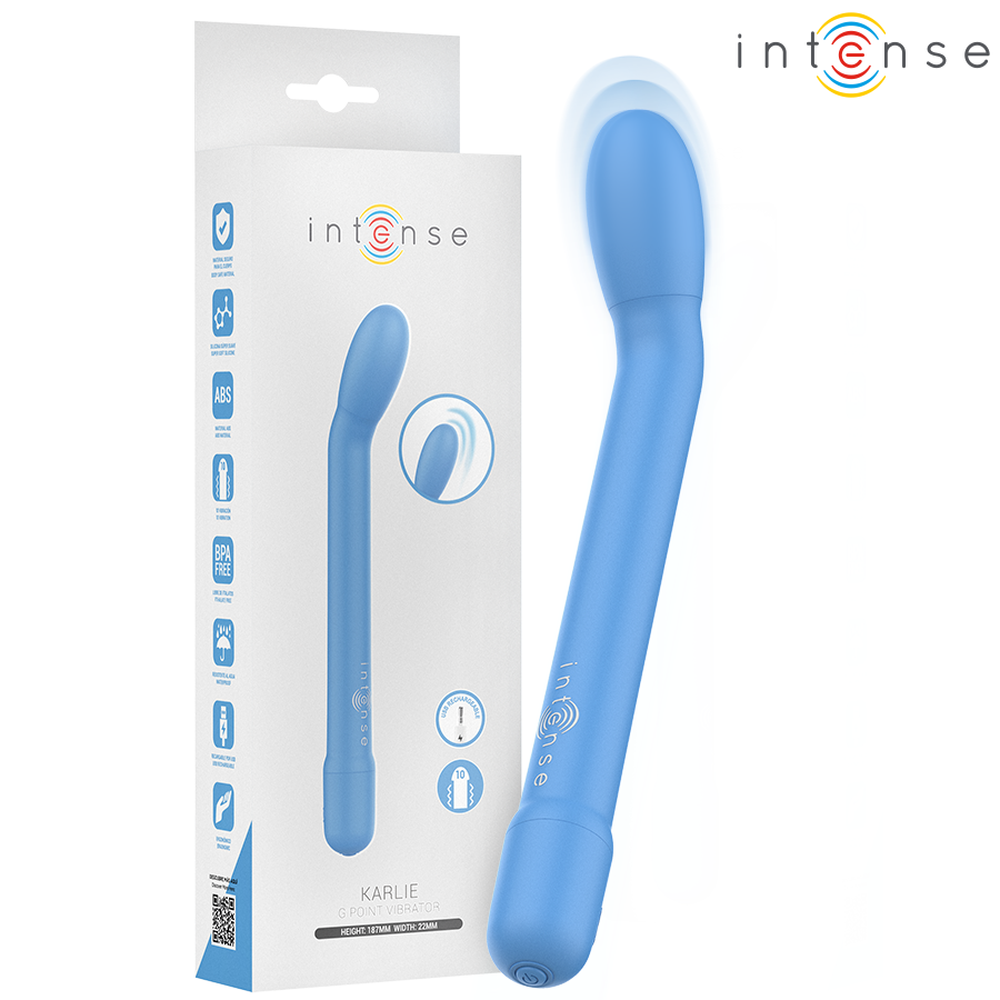 Stimulateur Point G Intense Karlie Bleu - Intense Fun