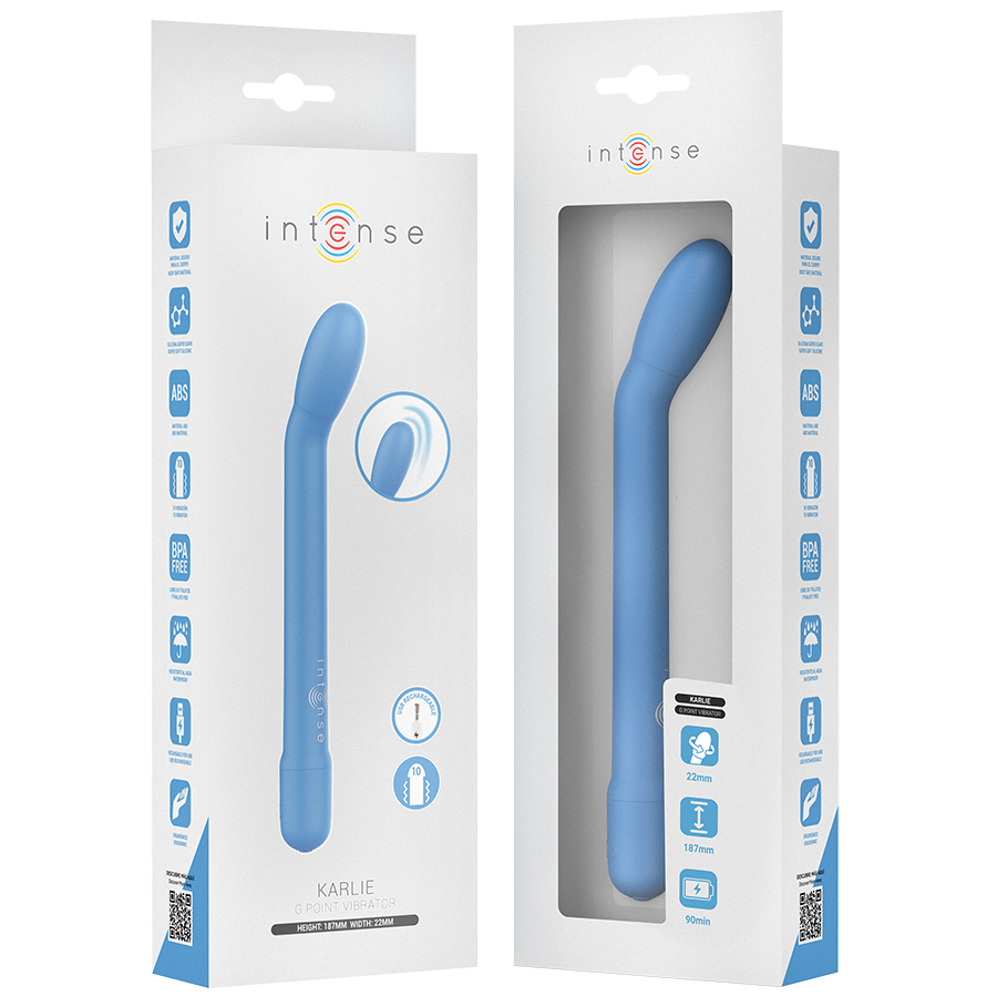 Stimulateur Point G Intense Karlie Bleu - Intense Fun