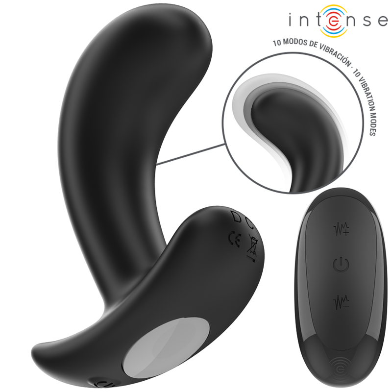 Plug Anal Vibrant Chandler Télécommandé Noir - Intense