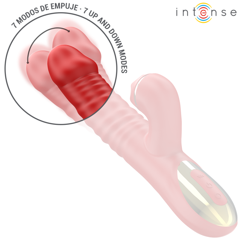 Vibromasseur Rabbit Thalia Triple Stimulation Rouge - Intense