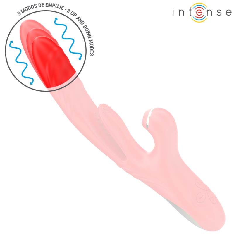 Vibromasseur Karol Multifonction Rouge - Intense