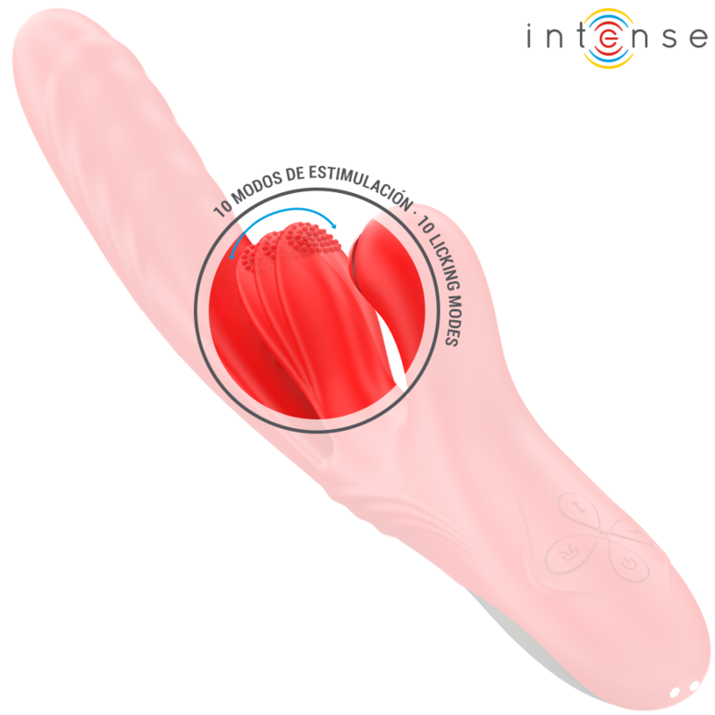 Vibromasseur Karol Multifonction Rouge - Intense