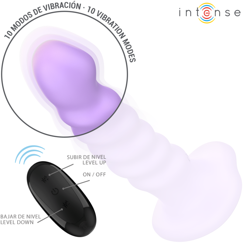 Vibrateur Brenda Spirale Violet Taille M - Intense