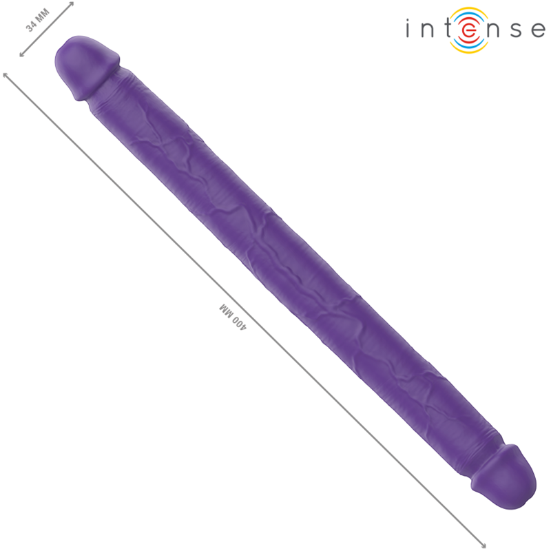 Gode Double Vibrant Gunter 40cm Violet - Intense