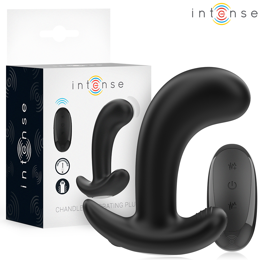 Plug Anal Vibrant Chandler Télécommandé Noir - Intense