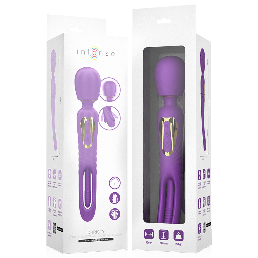 Vibromasseur Baguette Christy Langue Vibrante - Intense
