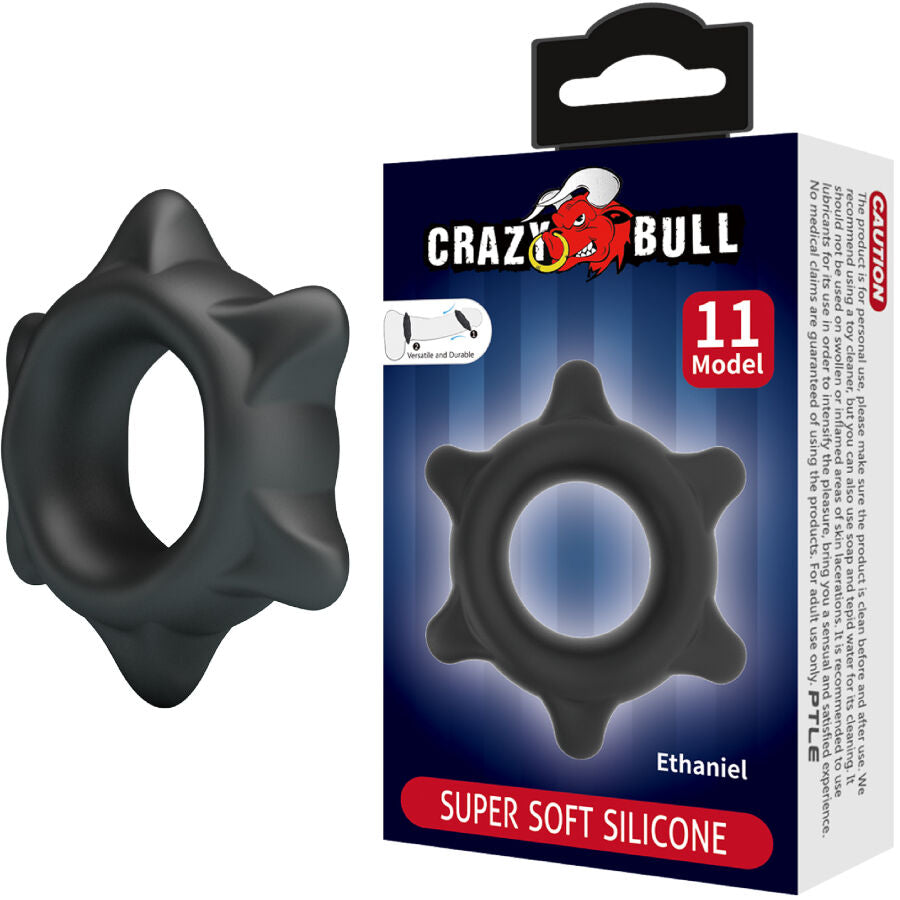 Anneau Pénien Silicone Ethaniel Modèle 11 - Crazy Bull