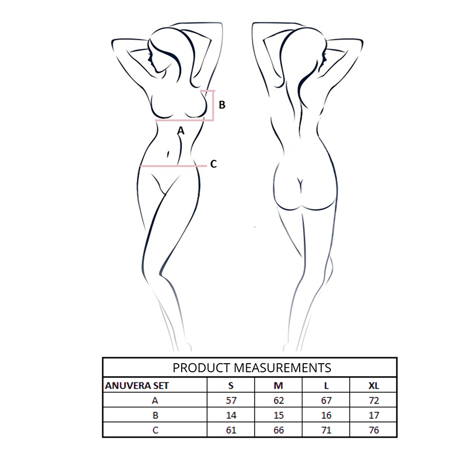 Ensemble Lingerie Anuvera Fire Brick L/XL - Passion