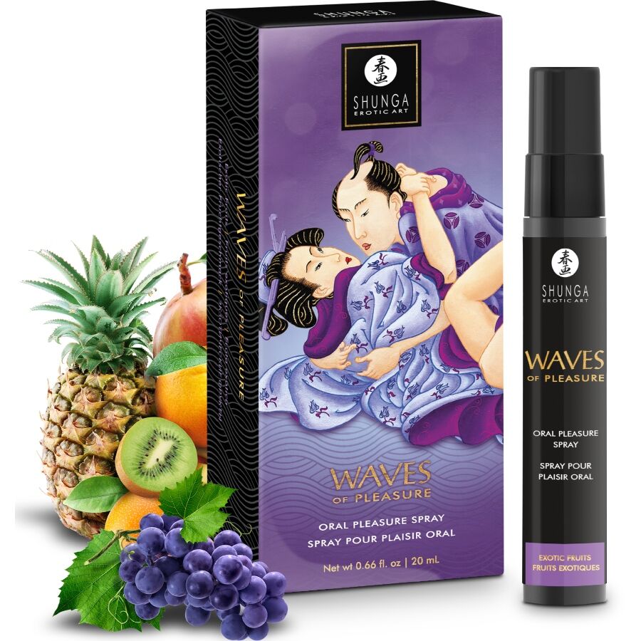 Spray Oral Waves Plaisir Séducteur Fruits Exotiques - Shunga - SHUNGA APHRODISIACS