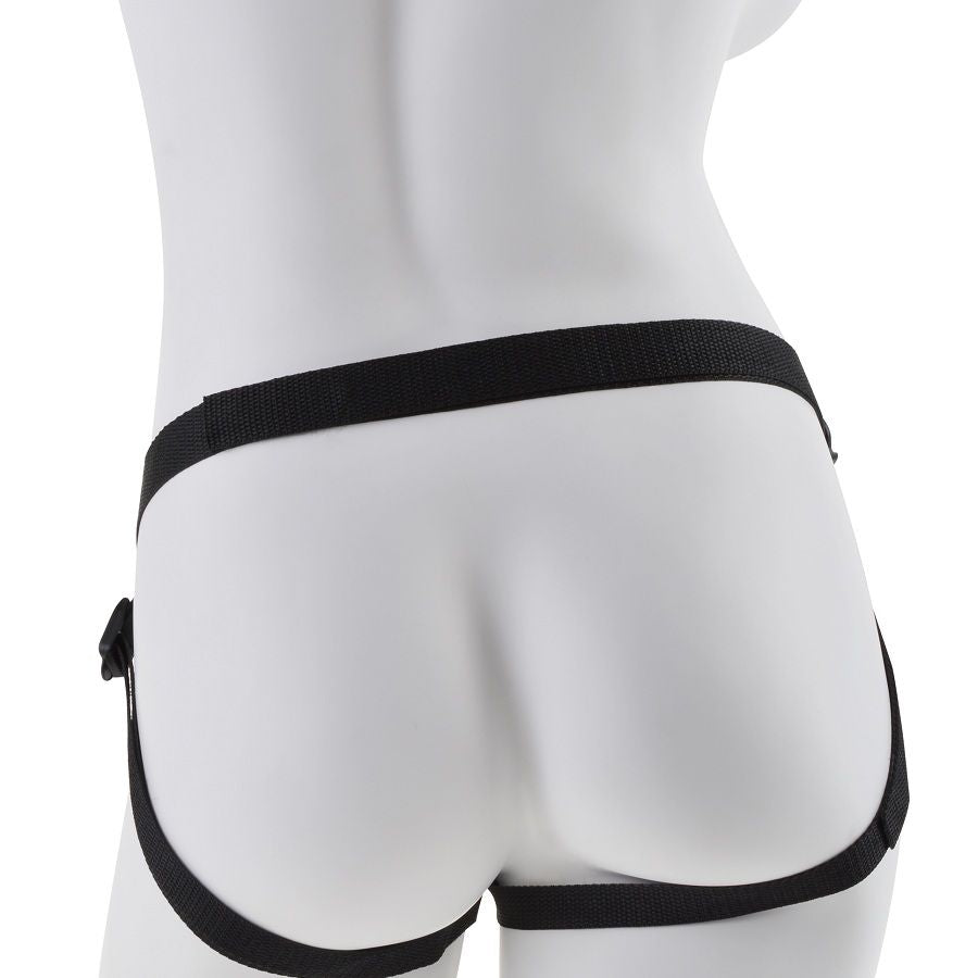 Gode Ceinture Harnais Design Or et Noir - Fetish Fantasy