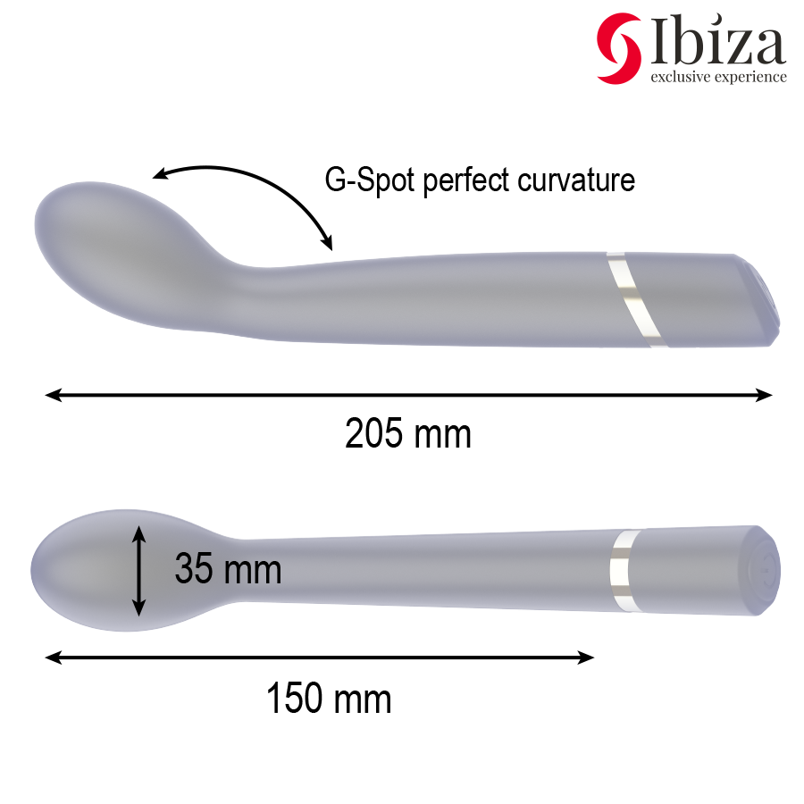 Vibrateur Point G Ibiza 10 Vibrations Rechargeable - Ibiza