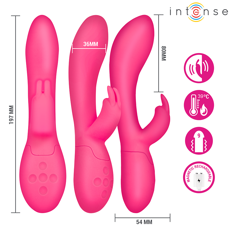 Stimulateur Rabbit Tammy Chauffant 39°C - Intense