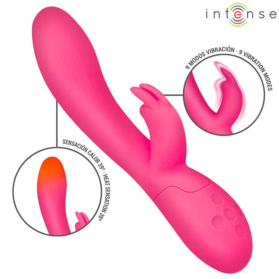 Stimulateur Rabbit Tammy Chauffant 39°C - Intense