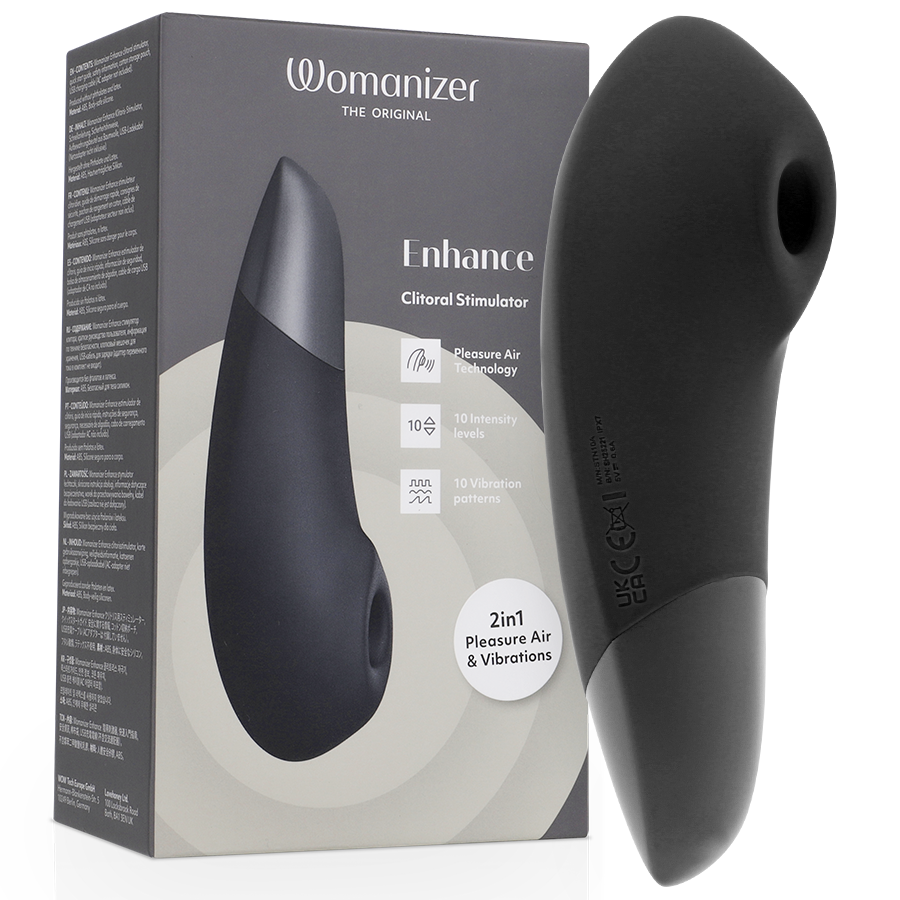 Stimulateur Clitoridien Womanizer Noir 2en1 - Womanizer