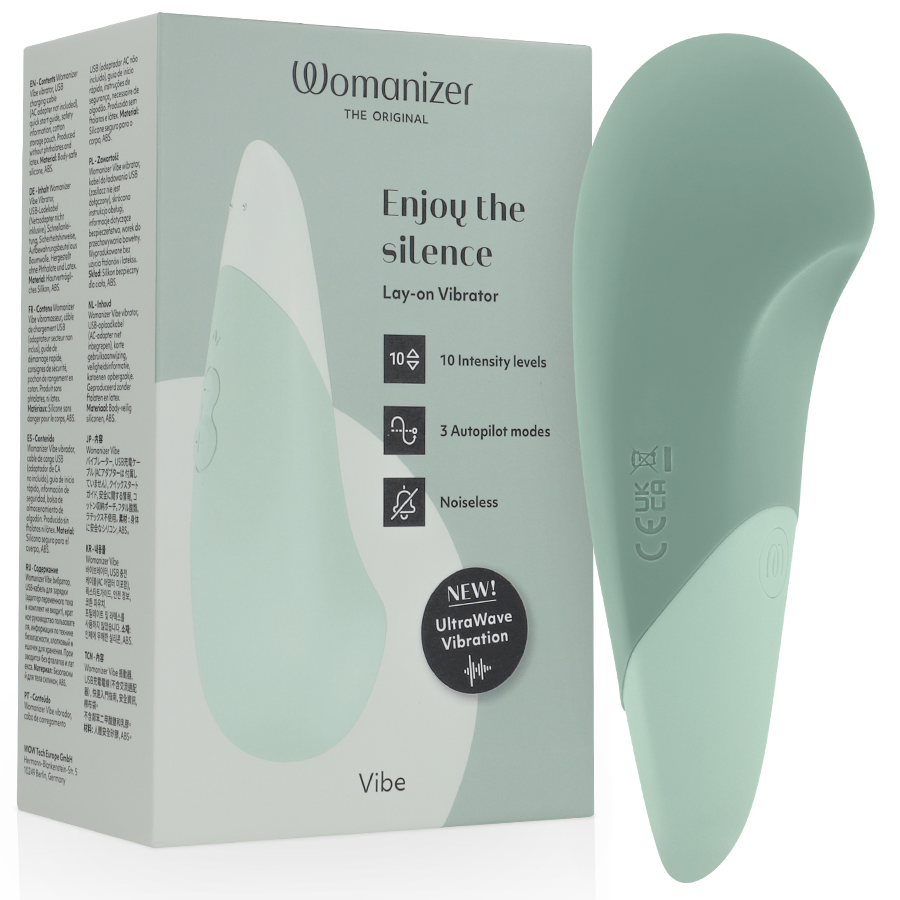 Vibromasseur Womanizer Vibe Lay-On Sauge - Womanizer