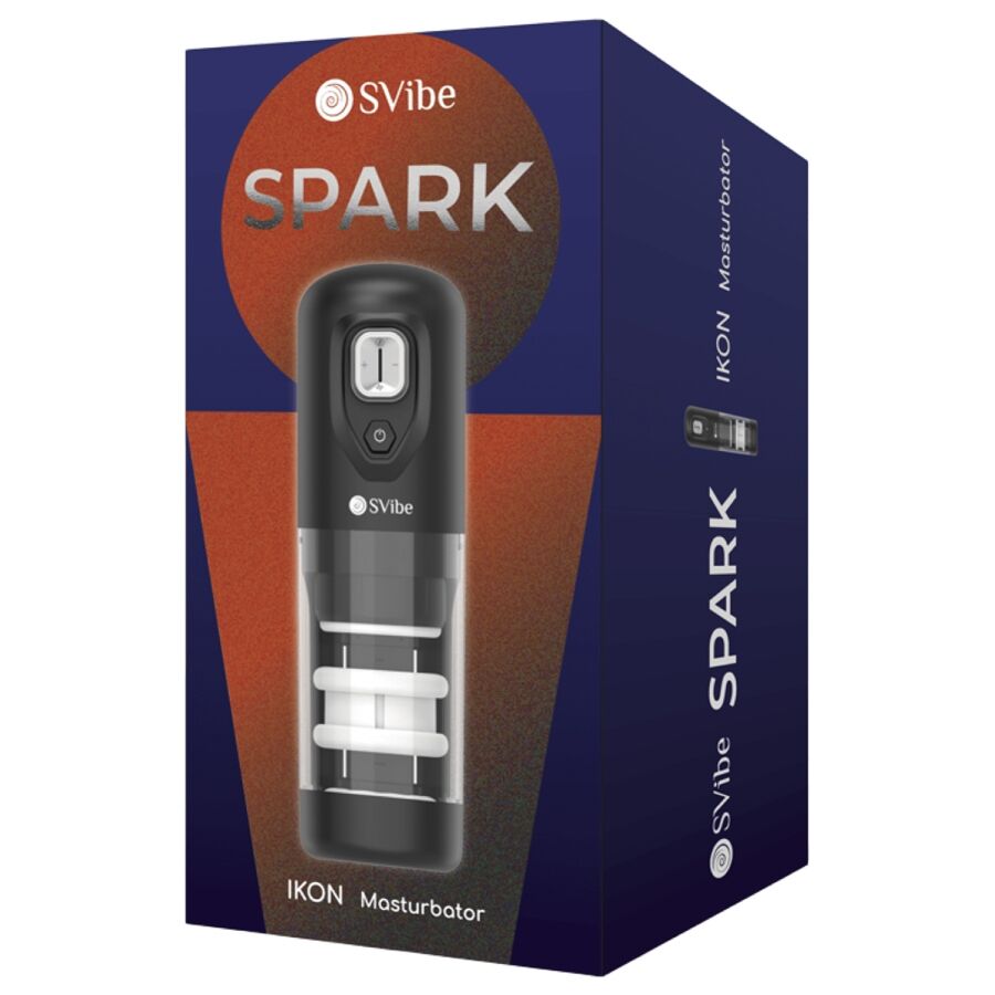 Masturbateur SVibe Ikon SPARK Poussée Rotation - Snail Vibe