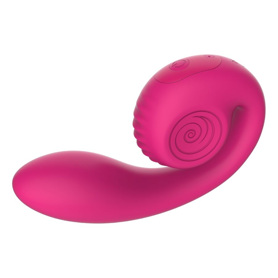 Vibrateur Double Stimulation Gizi Lite Rose - Snail Vibe