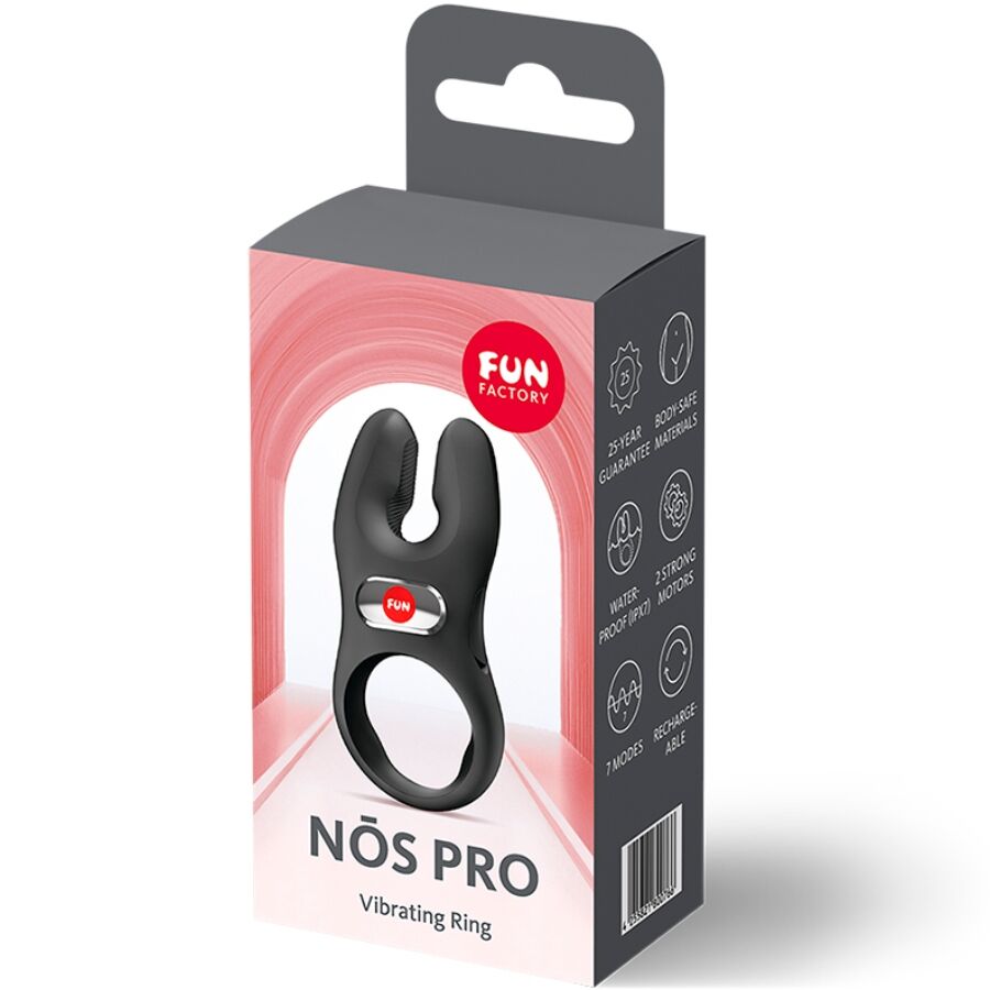 Anneau Pénien Vibrant NŌS Pro Noir - Fun Factory