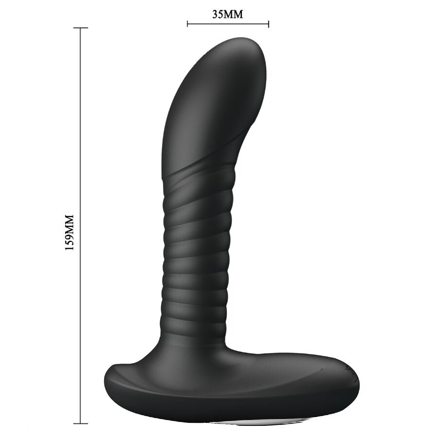 Masseur Prostate Rotatif Mr Play Noir - 12 Vibrations