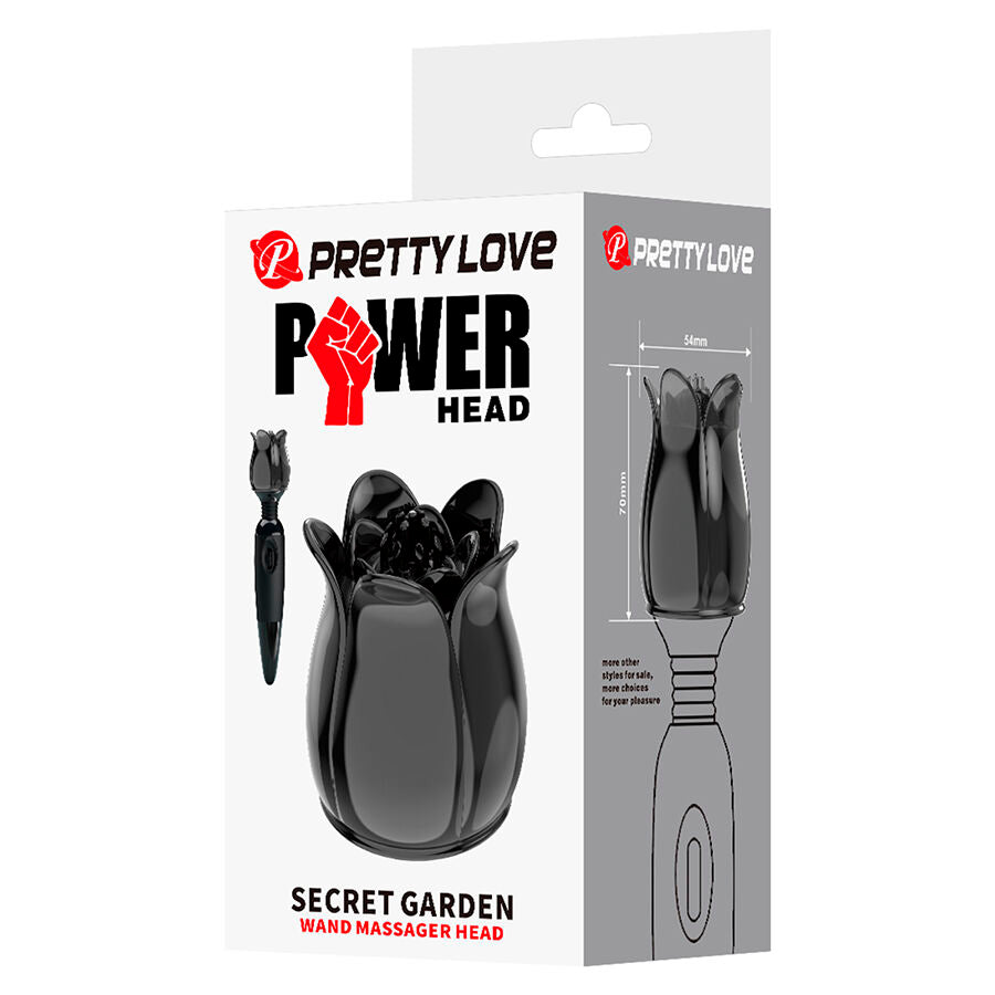 Accessoire Masseur Secret Garden Tête Noire - Pretty Love