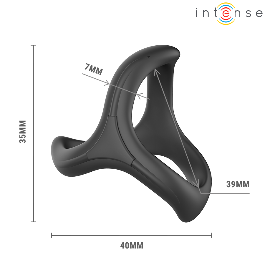 Anneau Pénien Triple Alfie Intense Modèle 6 - Addicted Toys