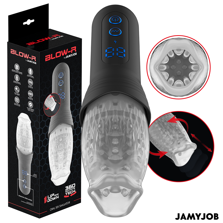 Masturbateur Automatique BLOW-R Poussée Rotation - JamyJob