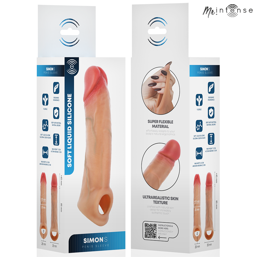 Manchon Pénien MR INTENSE Simon Ultra-Réaliste S - MR INTENSE