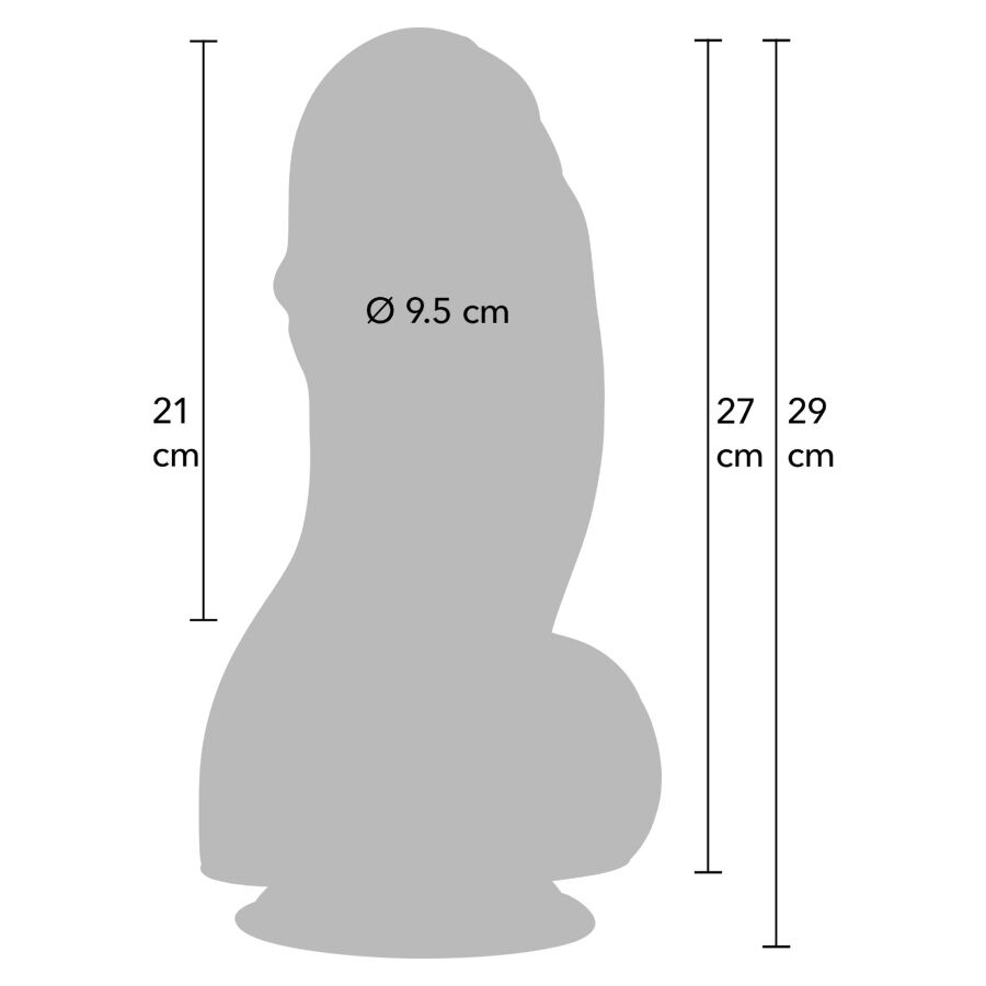 Godemichet Inferno Fat Boys 27cm - Hidden Desire - HIDDEN DESIRE