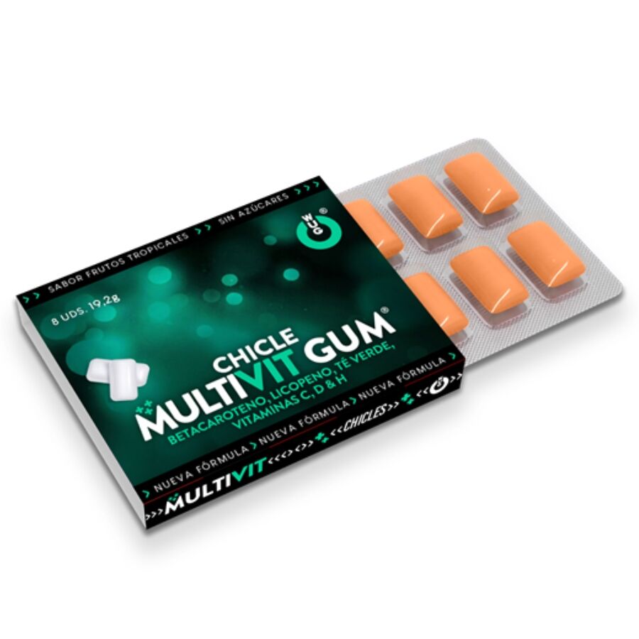 Complément Alimentaire WUG GUM Multivit Vitamines 8 Unités - WUG GUM