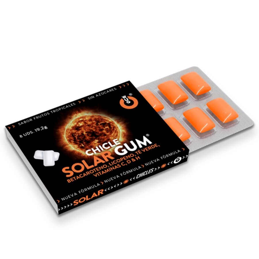 Complément alimentaire Solar bronzage 8 gommes - WUG Gum - WUG GUM