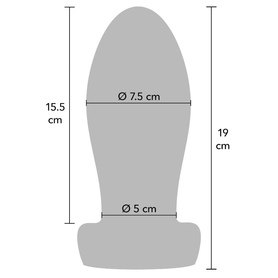 Plug Anal Heavy Stretcher XL Extreme - Hidden Desire - HIDDEN DESIRE