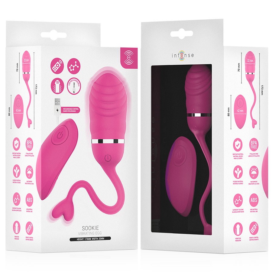 Œuf Vibrant Sookie Rose à Télécommande - Intense Remote Control